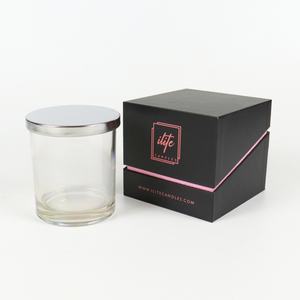 Boîtes rigides personnalisées de luxe en papier Crown Win pour bougies, en matériaux recyclés, écologiques, noires, pour l'expédition, surprise, Graze Attar - Product Image 6