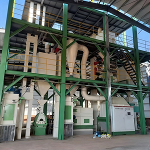 New Turnkey Project Livestock Poultry Feed Complete Production Line Package Customizable Equipment Stainless Steel 7.5 Ton/H