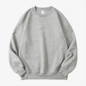 เสื้อฮู้ดดี้ 350 กรัม ผ้าเฟรนช์เทอร์รี่ คอกลม ทรงโอเวอร์ไซส์ เนื้อหนา ระบายอากาศได้ดี สกรีนโลโก้ได้ตามสั่ง ขายส่ง เสื้อสตรีทแวร์สำหรับผู้ชาย - Product Image 3