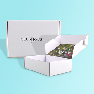 صندوق بريد بشعار مخصص ، صناديق ورقية مطبوعة لتعبئة الملابس والهدايا - Product Image 5