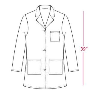 Bata de laboratorio profesional 2024 para abrigo médico largo de algodón de manga larga totalmente personalizable unisex en estilo único - Product Image 6