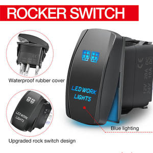 Lampu Kabut 12V Sakelar Rocker 16AWG 12V 40A Relay 1 Rakitan Utama dengan Lampu LED Kawat Harness - Product Image 6