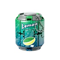 Jouet Gyro Anti-Stress Coloré en Plastique Thème Cola Sprite Soda, Balle Fidget à Presser et à Tourner, Ornement Tendance à Collectionner