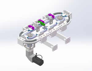 Medische Apparatuur Roterende Componenten Corrosiebestendige Roestvrijstalen Ovale Cirkelvormige Transportband - Product Image 1