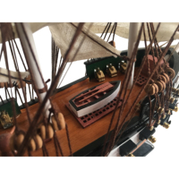 Modelo de Barco USS CONSTITUTION de 38 cm, Calidad de Museo, Edición Limitada, Modelo de Barco Americano de Madera, Decoración MAGA