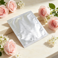 Masque pour le cou blanc transparent, masque raffermissant et liftant pour le cou en feuille d'aluminium avec acide hyaluronique, collagène et peptides