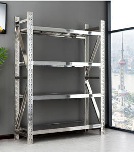 מדפים ערמה נירוסטה ומדפים לשימוש מחסן - Product Image 3