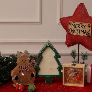 Mangkuk Adonan Kayu Grosir- Mangkuk Adonan Kayu Rustic Coklat Farmhouse Mangkuk Adonan Kayu untuk Lilin - Product Image 3