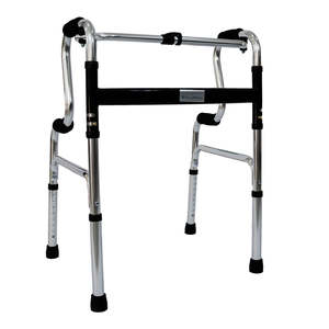 Forniture per terapia riabilitativa deambulatore ortopedico pieghevole a 2 livelli multifunzionale - Product Image 1