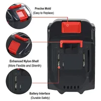 Batterie au lithium universelle 21V 6Ah pour perceuse sans fil, clé à chocs, tronçonneuse avec taux de décharge élevé pour tondeuse à gazon, lave-auto