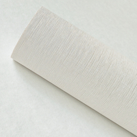 Revêtement mural simple et moderne en papier enduit de vinyle jaune, imperméable, ignifuge, isolant thermique, avec support en tissu, pour hôtel