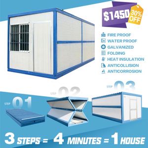 Thiết kế tái chế tiết kiệm năng lượng Kinh Tế Xanh nanxiang tùy chỉnh gấp container nhà với thép Sandwich Panel vật liệu - Product Image 2