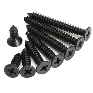 Vis autoperceuses pour plaques de plâtre, tête trompette, filetage fin, phosphate noir, 3,5 mm x 25 mm - Product Image 1