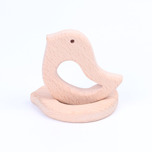 Gros BRICOLAGE <span class=keywords><strong>Oiseau</strong></span> En <span class=keywords><strong>Bois</strong></span> de Hêtre <span class=keywords><strong>dentition</strong></span> pour Animaux jouets à croquer, <span class=keywords><strong>Anneau</strong></span> De <span class=keywords><strong>Dentition</strong></span> Mâcher Jouet - Product Image 3
