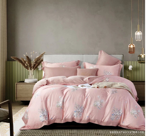Parure de <span class=keywords><strong>lit</strong></span> en tissu tencel 100%, ensemble de literie avec motifs imprimés personnalisés, housse de <span class=keywords><strong>couette</strong></span> - Product Image 6