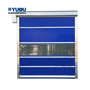 China Wholesale PVC Fabric Car Wash Plastic Fast Action Automatic Servo System customized High Speed Roller Shutter Door