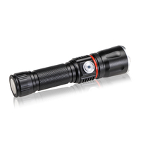 Linterna portátil magnética led, luz de trabajo de alto lúmenes, recargable, táctica, potente, para exteriores