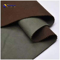 Nouveau design SINOVEL 2026 – Tissu en suède uni 100 % polyester imperméable auto-adhésif avec effet bronzé pour ameublement