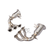 Pipa Knalpot Manifold Downpipe Ss304 Berkualitas Tinggi untuk Porsche 911 992 992.1 992.2 GT3 RS 4.0 2017+ Meningkatkan Respons Throttle