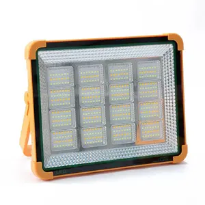 IP65 lampu sorot Led portabel luar ruangan, lampu berkemah darurat dapat diisi ulang tenaga surya