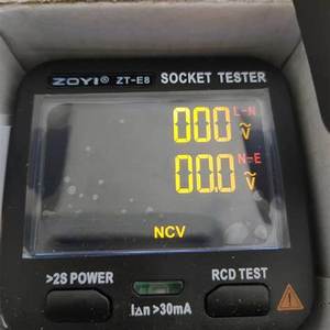 NOUVEAU STOCK Testeur de Prises Intelligentes ZOYI ZT-E8 ZT-E4 ZT-E2 ZT-E10 - Product Image 2