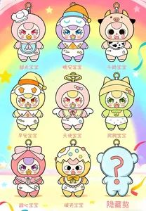 Ensemble de poupées en peluche Baby Three Good Baby Series Blind Box, cadeau mystère kawaii, collection de jouets pour enfants - Product Image 6