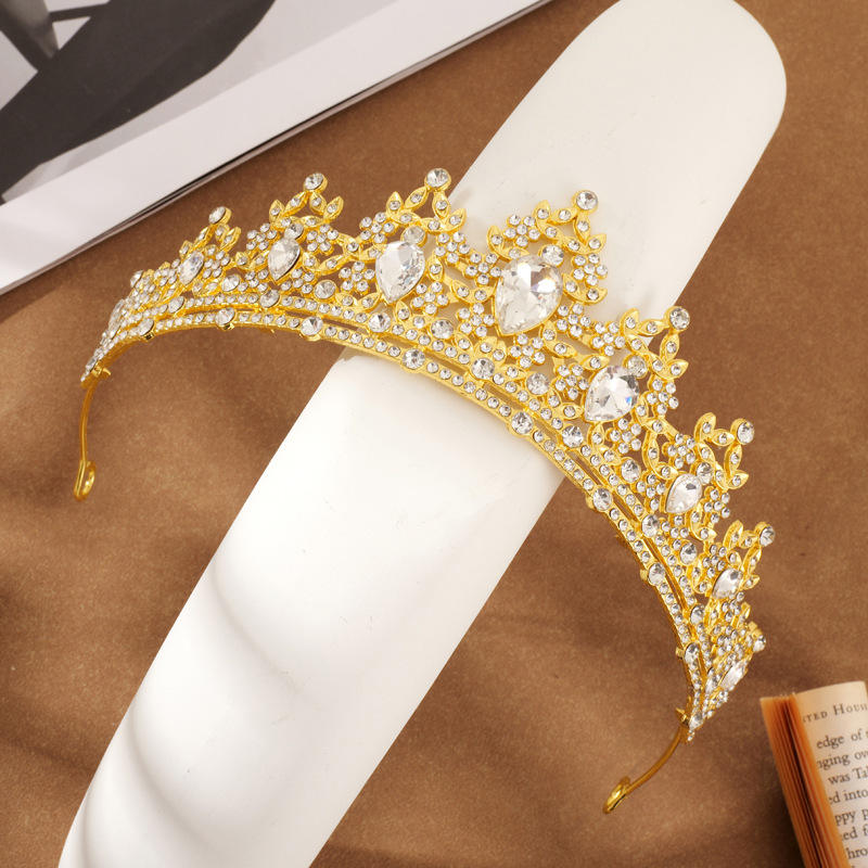 Gold + white diamonds