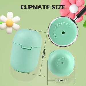 Venta al por mayor personalizado <span class=keywords><strong>microondas</strong></span> CupMate <span class=keywords><strong>Copa</strong></span> <span class=keywords><strong>Menstrual</strong></span> para la celebración de copas menstruales <span class=keywords><strong>copa</strong></span> de almacenamiento de disco <span class=keywords><strong>menstrual</strong></span> - Product Image 2