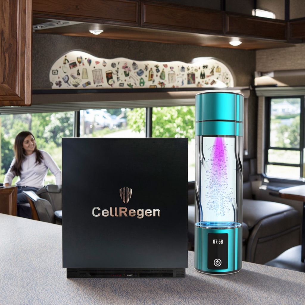 Low-Frequency Release Wireless Changer 5000 Ppb Hydrogen Water Bottle with PEM Technology