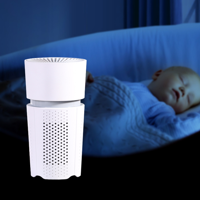 Wholesale Smart Household Products Mini Portable USB Car Electric 1.4W 5V Air Purifier for Bedroom Desktop