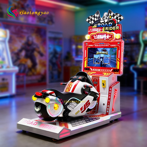 Nouvelle machine de jeu d'arcade interactive 3D de course Highway Knight, à monnayeur, avec interface en anglais et garantie d'un an - Product Image 1