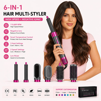 HS-08 Sèche-cheveux multi-usages à séchage rapide, soin et coiffage en une étape pour femmes, utilisation en salon, outils de coiffage, multi-styler pour cheveux