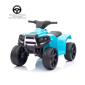 2025豪华高品质儿童电池骑在儿童遥控汽车玩具上，带前向后头灯气动喇叭 - Product Image 1