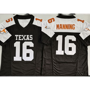 Seragam Sepak Bola Amerika Texas College 16 Arch Manning 3 Ewers Edisi Terbatas Jahitan Berkualitas - Product Image 6