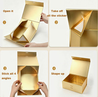 Weiße Geprägte Recycelbare Geschenkbox mit Deckel Zusammenklappbar mit Magnetverschluss Groß für Trauzeugen-Anträge Hochzeit Geburtstagsgeschenke