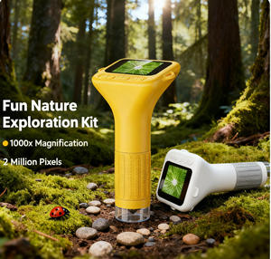 Microscope électronique miniature pour enfants, zoom 1000X, numérique, portable, qualité supérieure, conforme RoHS, directement de l'usine. - Product Image 1