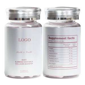 Добавка для сжигания жира для мужчин и женщин с зеленым чаем, экстракт L-карнитина-60 вегетарианских капсул - Product Image 4