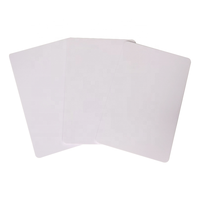 Carte NFC PVC 86*54 mm Blanche Vierge, Réimpression Intelligente de Cartes de Visite, Carte de Contrôle d'Accès NFC 13,56 Mhz