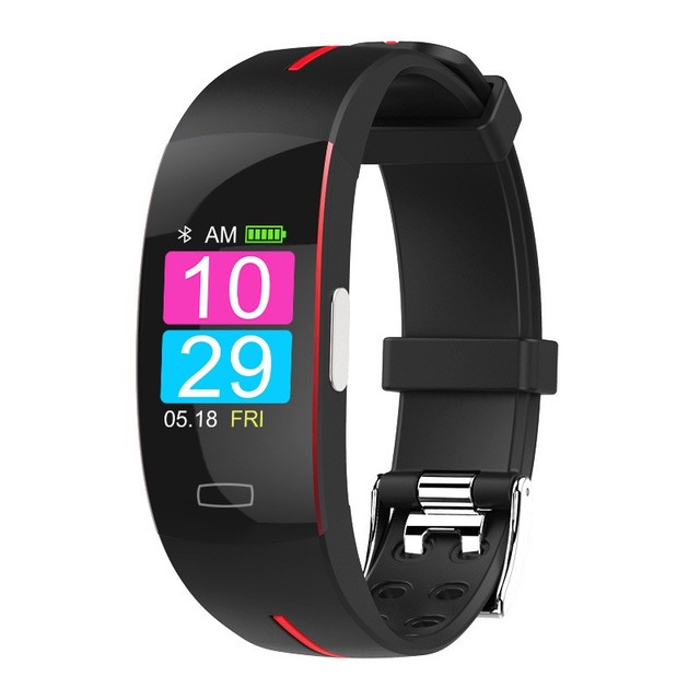 P3A Smart Bracelet PPG ECG Heart Rate Blood Pressure Monitor Color Screen Smart Wristband for Health Management System