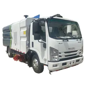 Satılık 6000 litre isuzu vakum sokak süpüren kamyon yol süpürücü vakum vidanjör