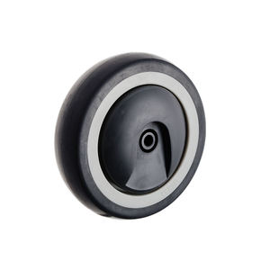 4IN 5 Zoll drehbar zwei Schloss Position Krankenhaus bett Rolle TPR Rad 100mm 125mm Medical <span class=keywords><strong>Caster</strong></span> Medical Appliance Patienten bett Räder - Product Image 6