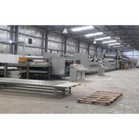 Voll automatische Wellpappe karton herstellungs maschinen 3-lagige Wellpappe herstellungs maschine