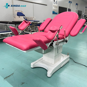Mesa de Operaciones Ginecológicas Eléctrica con Certificación CE ISO, Cama de Partos Obstétrica Ajustable, Silla de Examen Ginecológico para Mujeres - Product Image 1