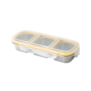 Boîte à lunch hermétique en acier inoxydable 304 avec grille, anti-mélange de saveurs, pour étudiants et employés de bureau, portable - Product Image 6