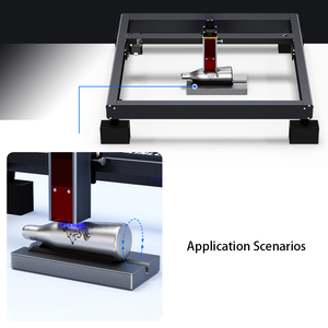 Module de gravure laser rotatif multifonction 4-en-1 pour verres à vin, gobelets et bagues – Module de gravure multifonction - Product Image 2