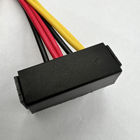 Cable de alimentación convertidor de 4 pines a SATA de fábrica, Cable adaptador de conector de alimentación serie macho de 15 pines macho a grande de 4 pines