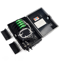 Caja de terminación/distribución de fibra óptica para exteriores Ftth 8 12 24 46 con divisor de caja de terminales Plc 1x16 Nap Box