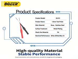 0,7mm/1mm/4mm Nicht-Durchdringende Prüfspitzen-Set für Multimeter & Kfz-Elektrotests - Professionelles Autoreparaturwerkzeug - Product Image 2