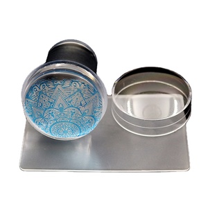 2025 nuovo strumento di alta qualità 3.8cm arco Nail Art manovella trasparente smerigliato con guarnizione in Silicone vendita all'ingrosso - Product Image 1
