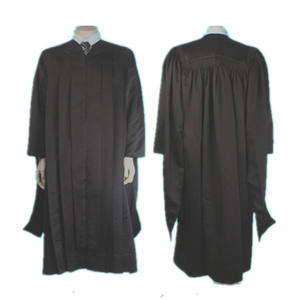 2022 ब्लैक गाउन स्नातक समारोह वेशभूषा के साथ स्नातक टोपी मास्टर डॉक्टर ट्यूटर प्रिंसिपल बोर्ड कैप - Product Image 4